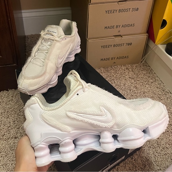 Nike Shox TL x Comme Des Garcons White 2019 W - Picture 5 of 8